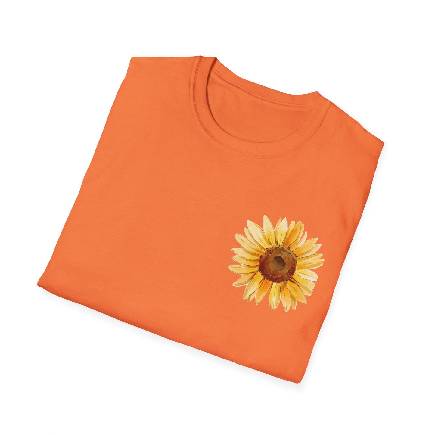 Sunflower Bloom Unisex T-Shirt | Positive Vibes Apparel | Gift for Flower Lovers | Spring Style | Botanical Tee, Inspirational Shirt