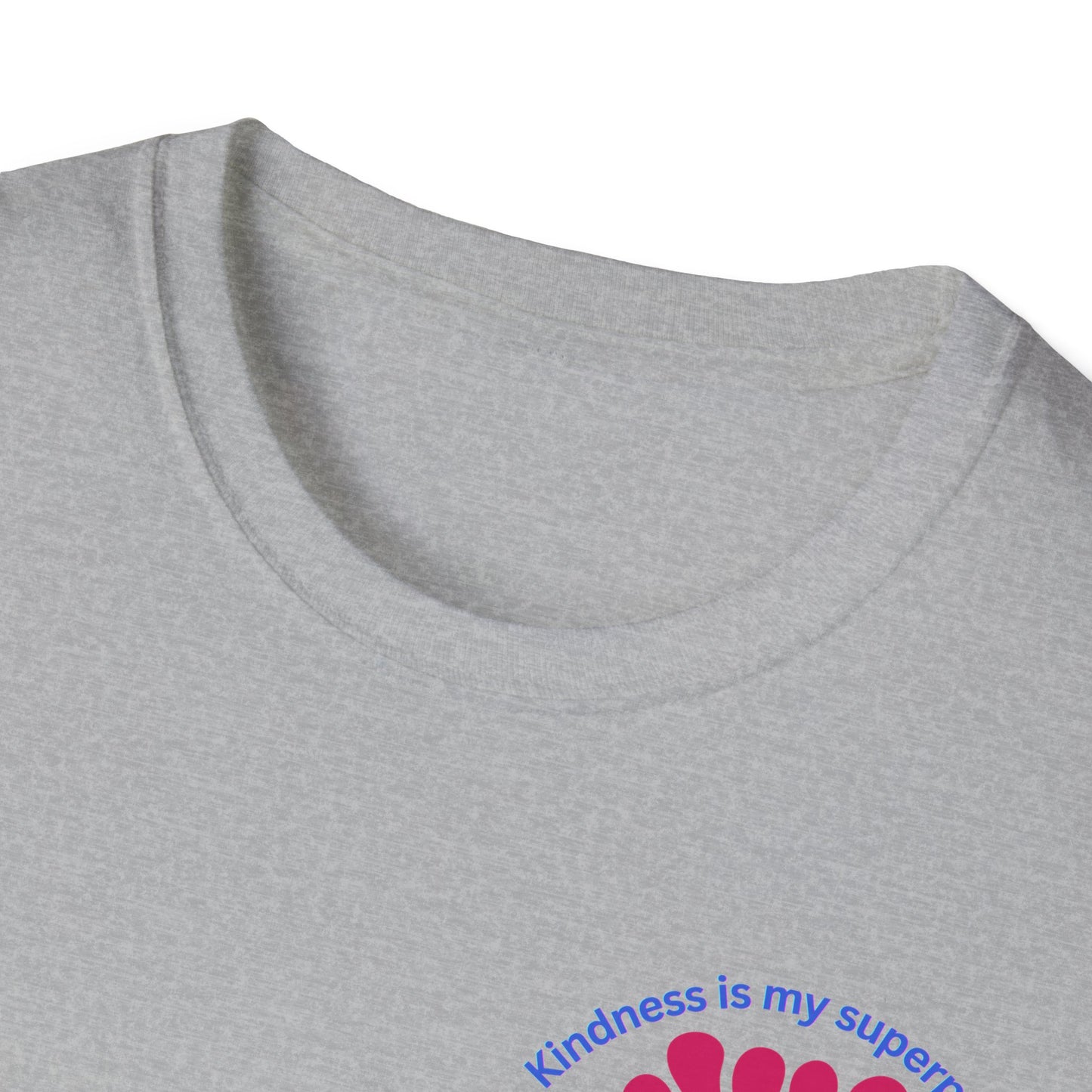 Colorful Inspirational T-Shirt, Kindness is my Superpower Shirt, Floral Graphic Tee, Positive Vibes Apparel, Gift for Friends
