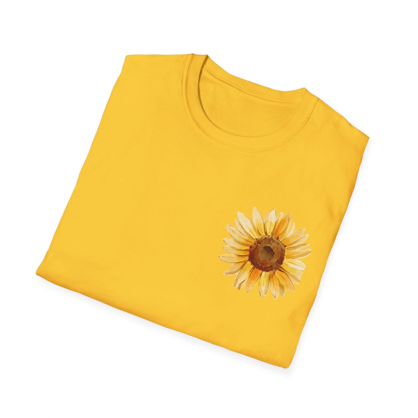 Sunflower Bloom Unisex T-Shirt | Positive Vibes Apparel | Gift for Flower Lovers | Spring Style | Botanical Tee, Inspirational Shirt