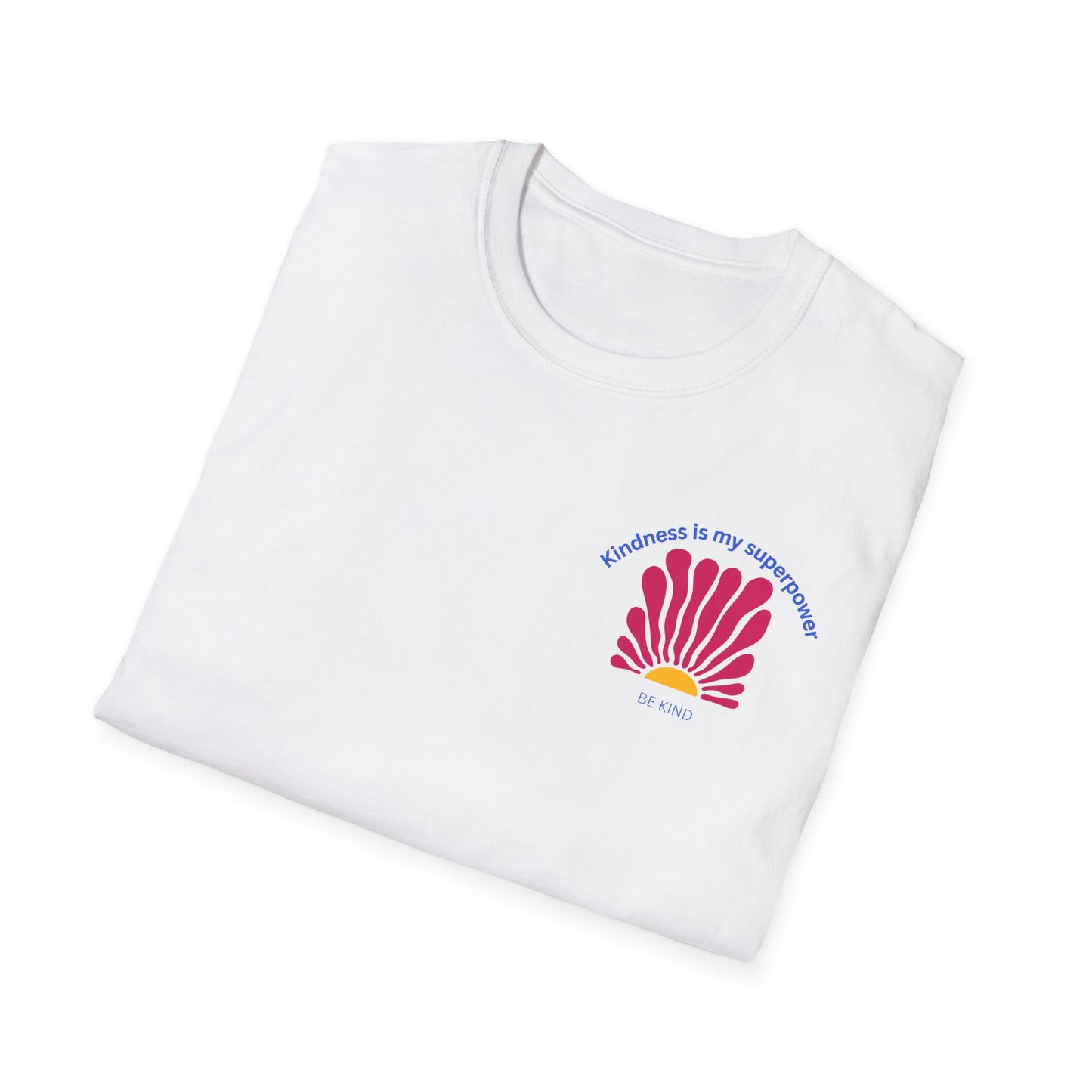 Colorful Inspirational T-Shirt, Kindness is my Superpower Shirt, Floral Graphic Tee, Positive Vibes Apparel, Gift for Friends