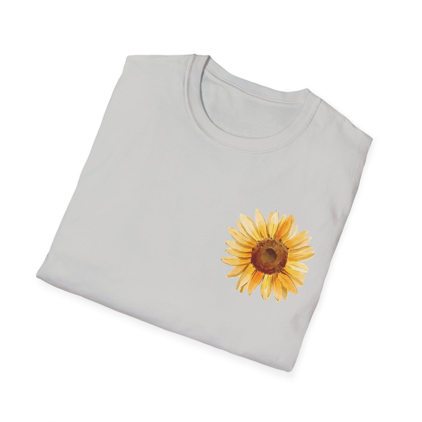 Sunflower Bloom Unisex T-Shirt | Positive Vibes Apparel | Gift for Flower Lovers | Spring Style | Botanical Tee, Inspirational Shirt