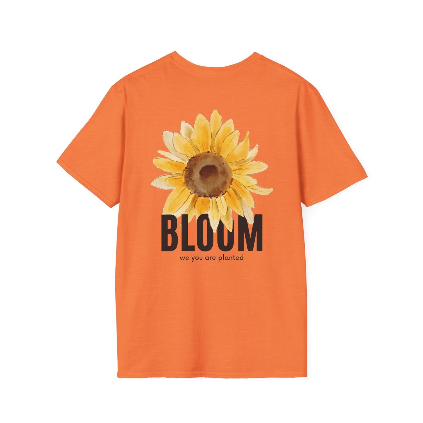 Sunflower Bloom Unisex T-Shirt | Positive Vibes Apparel | Gift for Flower Lovers | Spring Style | Botanical Tee, Inspirational Shirt