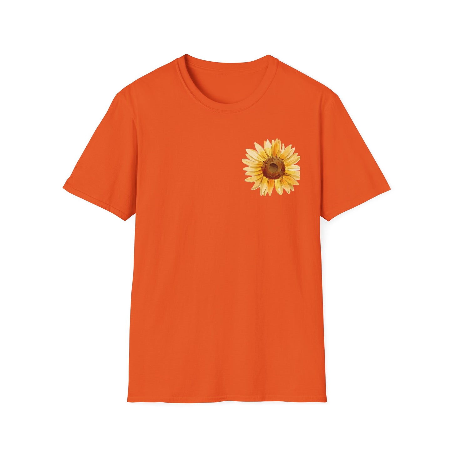 Sunflower Bloom Unisex T-Shirt | Positive Vibes Apparel | Gift for Flower Lovers | Spring Style | Botanical Tee, Inspirational Shirt