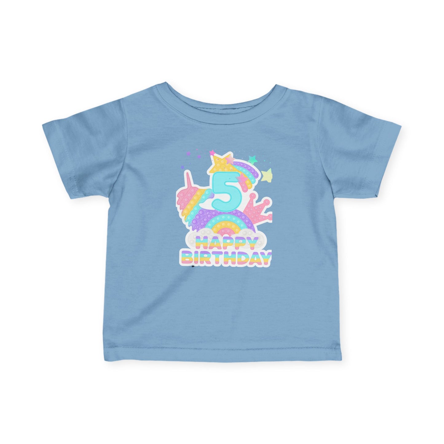 Whimsical Birthday Tee for Infants, Happy Birthday Tee, Unicorn Birthday Shirt, Toddler Party Outfit, First Birthday Gift