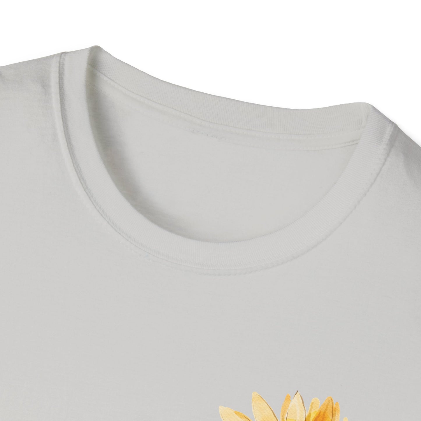 Sunflower Bloom Unisex T-Shirt | Positive Vibes Apparel | Gift for Flower Lovers | Spring Style | Botanical Tee, Inspirational Shirt