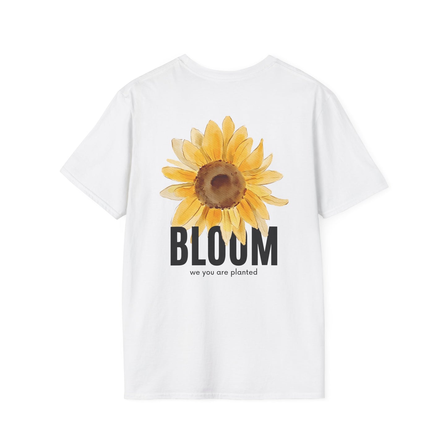 Sunflower Bloom Unisex T-Shirt | Positive Vibes Apparel | Gift for Flower Lovers | Spring Style | Botanical Tee, Inspirational Shirt