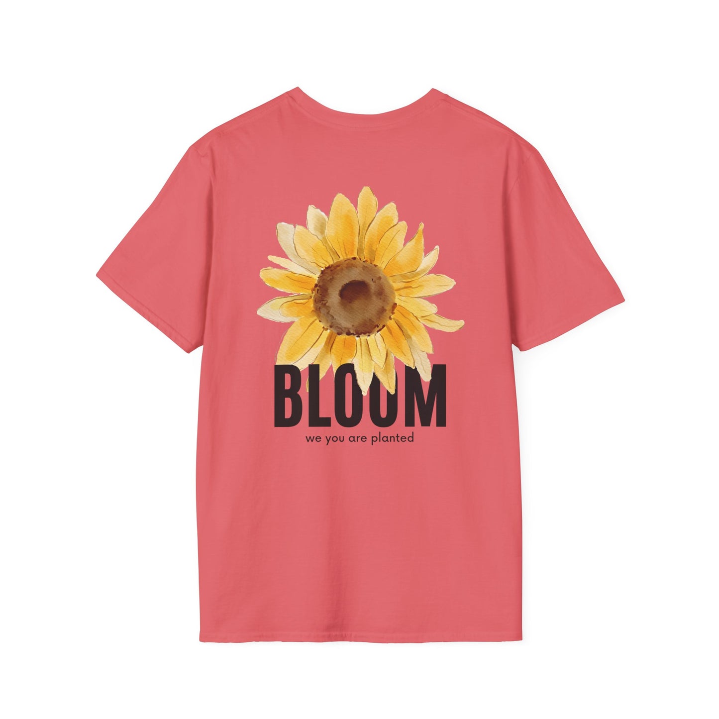 Sunflower Bloom Unisex T-Shirt | Positive Vibes Apparel | Gift for Flower Lovers | Spring Style | Botanical Tee, Inspirational Shirt