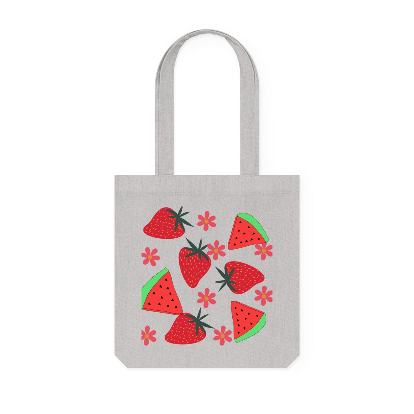 Colorful Fruit Woven Tote Bag | Stylish Grocery Bag, Beach Bag, Eco-Friendly Tote, Shopping Bag, Summer Accessory