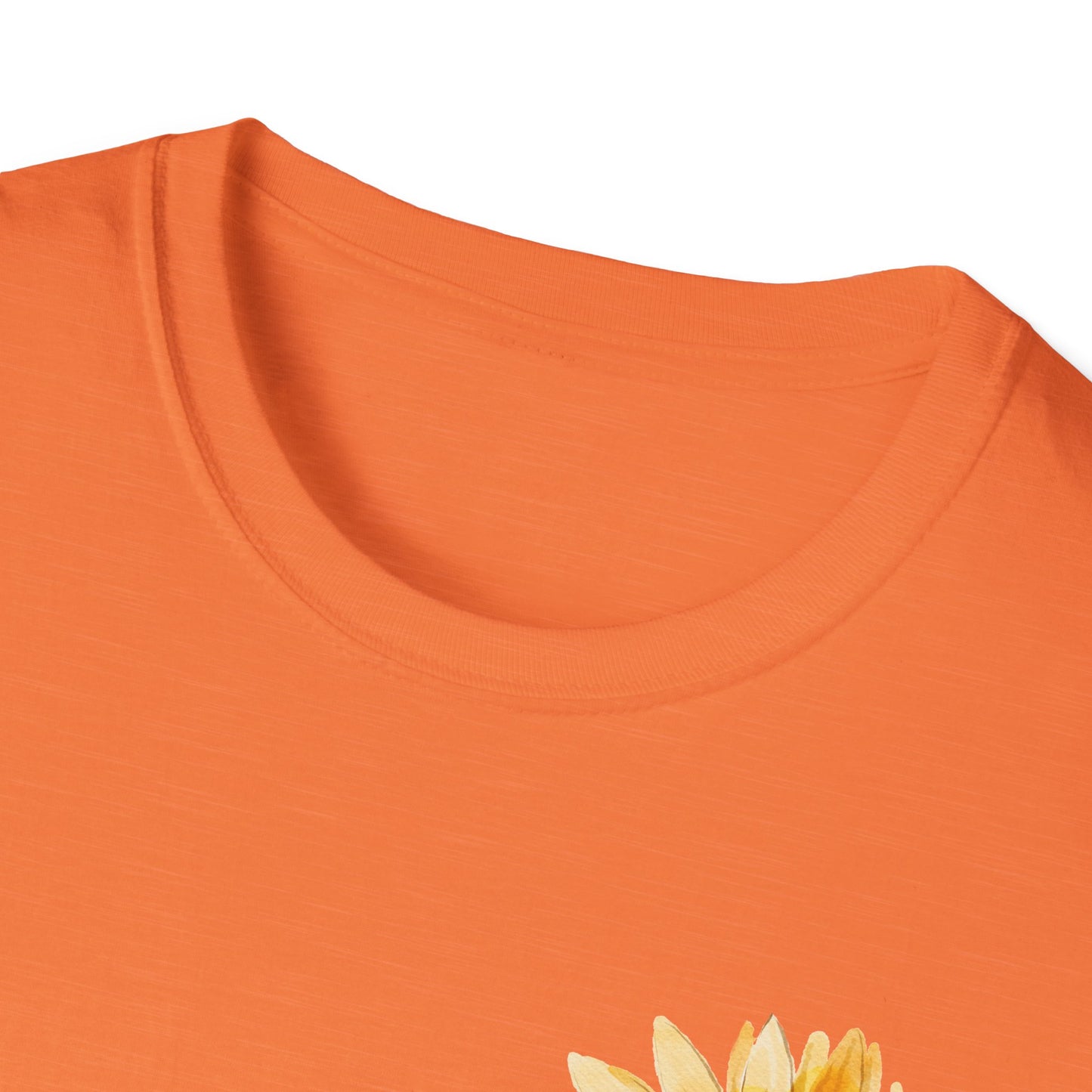 Sunflower Bloom Unisex T-Shirt | Positive Vibes Apparel | Gift for Flower Lovers | Spring Style | Botanical Tee, Inspirational Shirt