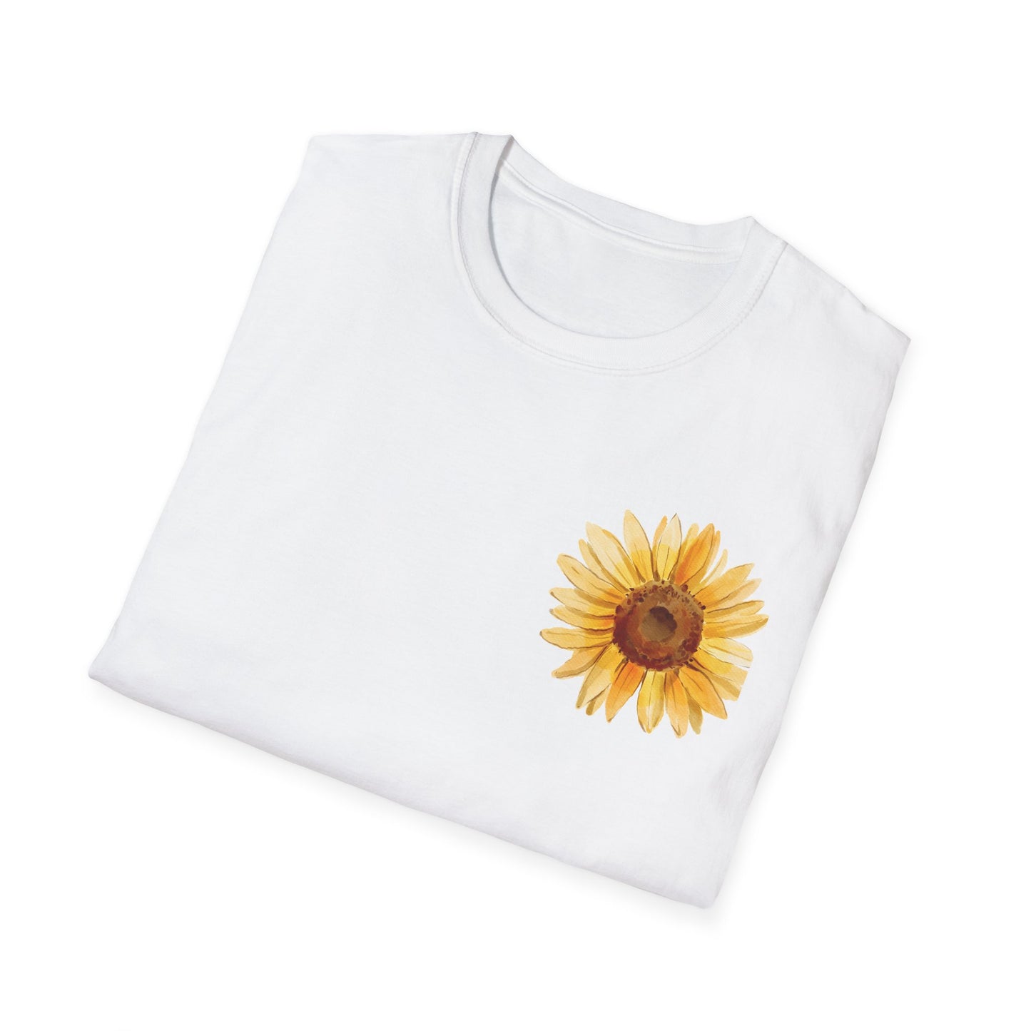 Sunflower Bloom Unisex T-Shirt | Positive Vibes Apparel | Gift for Flower Lovers | Spring Style | Botanical Tee, Inspirational Shirt