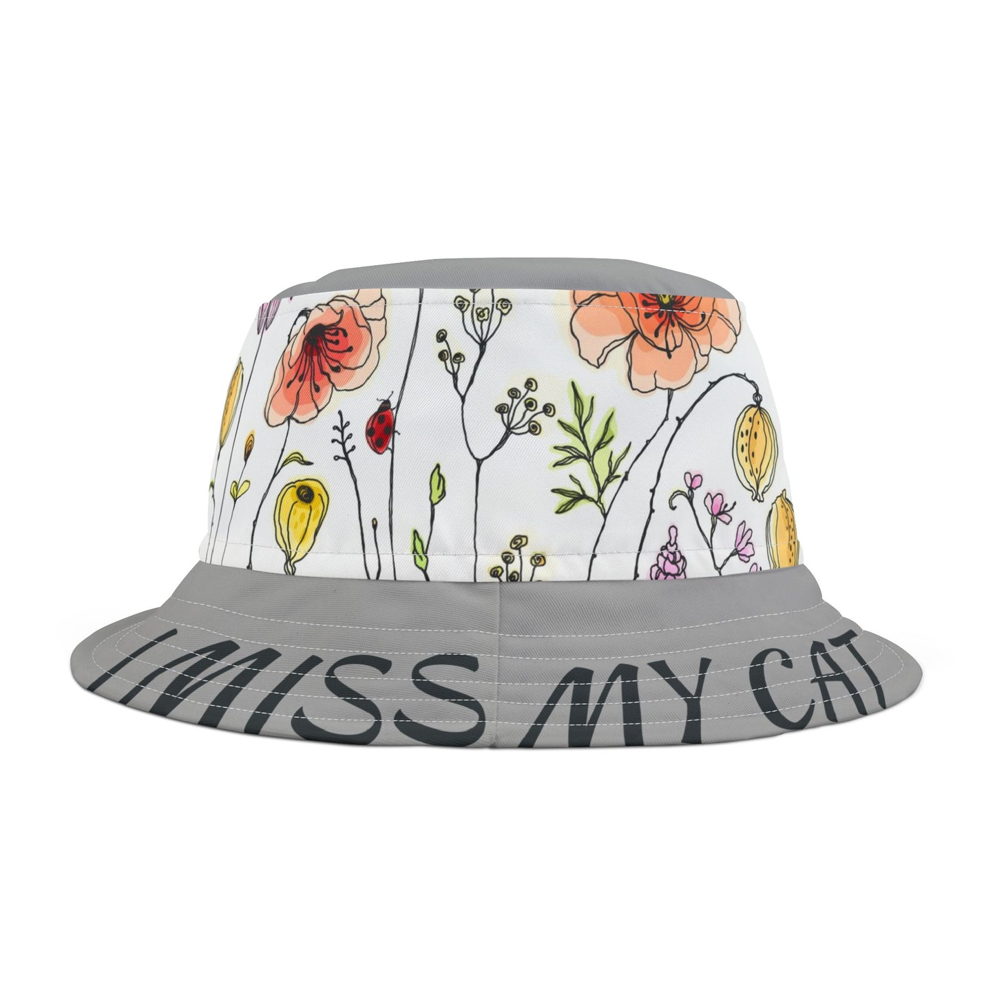 Fun AOP Bucket Hat for Summer Adventures, Stylish Sun Hat, Trendy Accessory, Great for Festivals, Vacation, and Everyday Wear