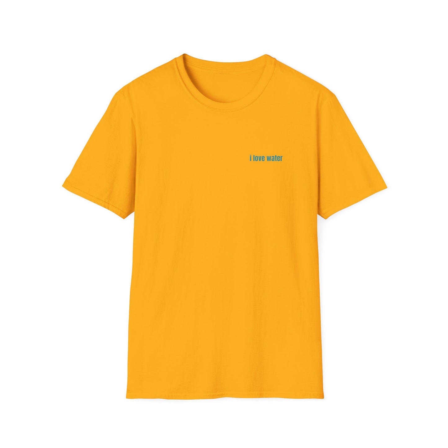Water Wave Unisex Softstyle T-Shirt | Eco-Friendly, Casual Wear, Gift for Water Lovers, Summer Style, Nature Tees