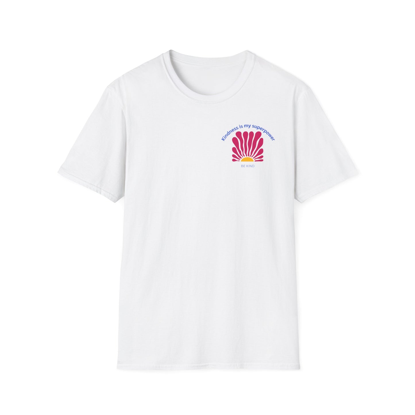 Colorful Inspirational T-Shirt, Kindness is my Superpower Shirt, Floral Graphic Tee, Positive Vibes Apparel, Gift for Friends