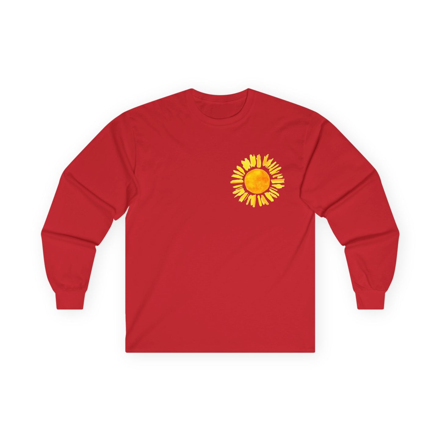 Sunrise Flamingo Long Sleeve Tee, Vacation Shirt, Casual Outfit, Summer Apparel, Gift for Beach Lovers, Graphic Tee, Relaxed Fit