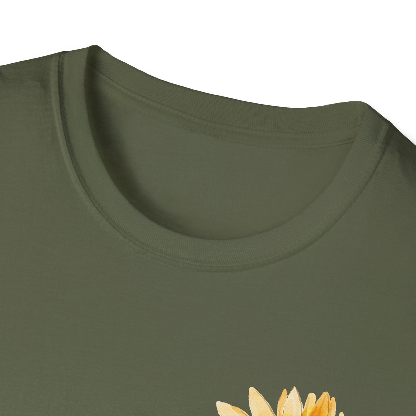Sunflower Bloom Unisex T-Shirt | Positive Vibes Apparel | Gift for Flower Lovers | Spring Style | Botanical Tee, Inspirational Shirt