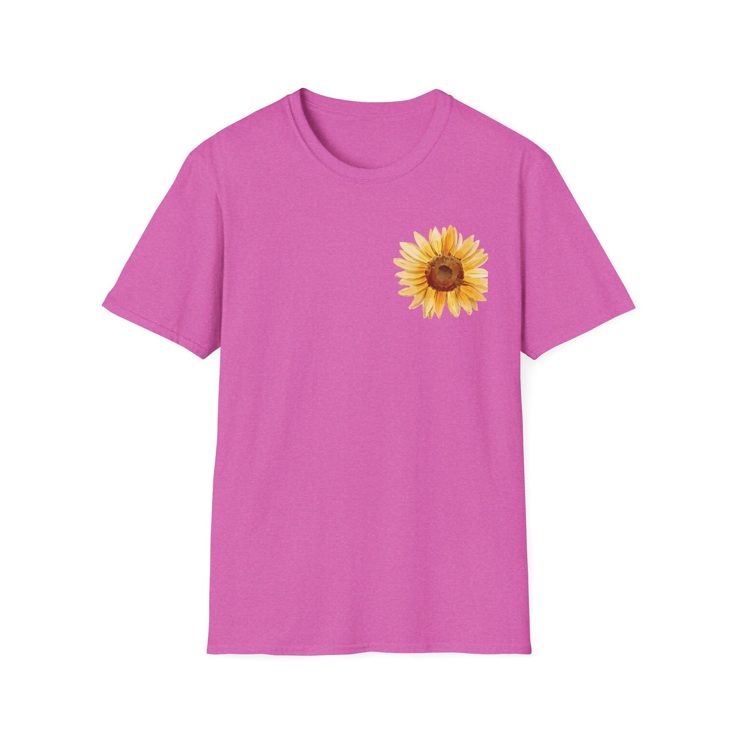 Sunflower Bloom Unisex T-Shirt | Positive Vibes Apparel | Gift for Flower Lovers | Spring Style | Botanical Tee, Inspirational Shirt
