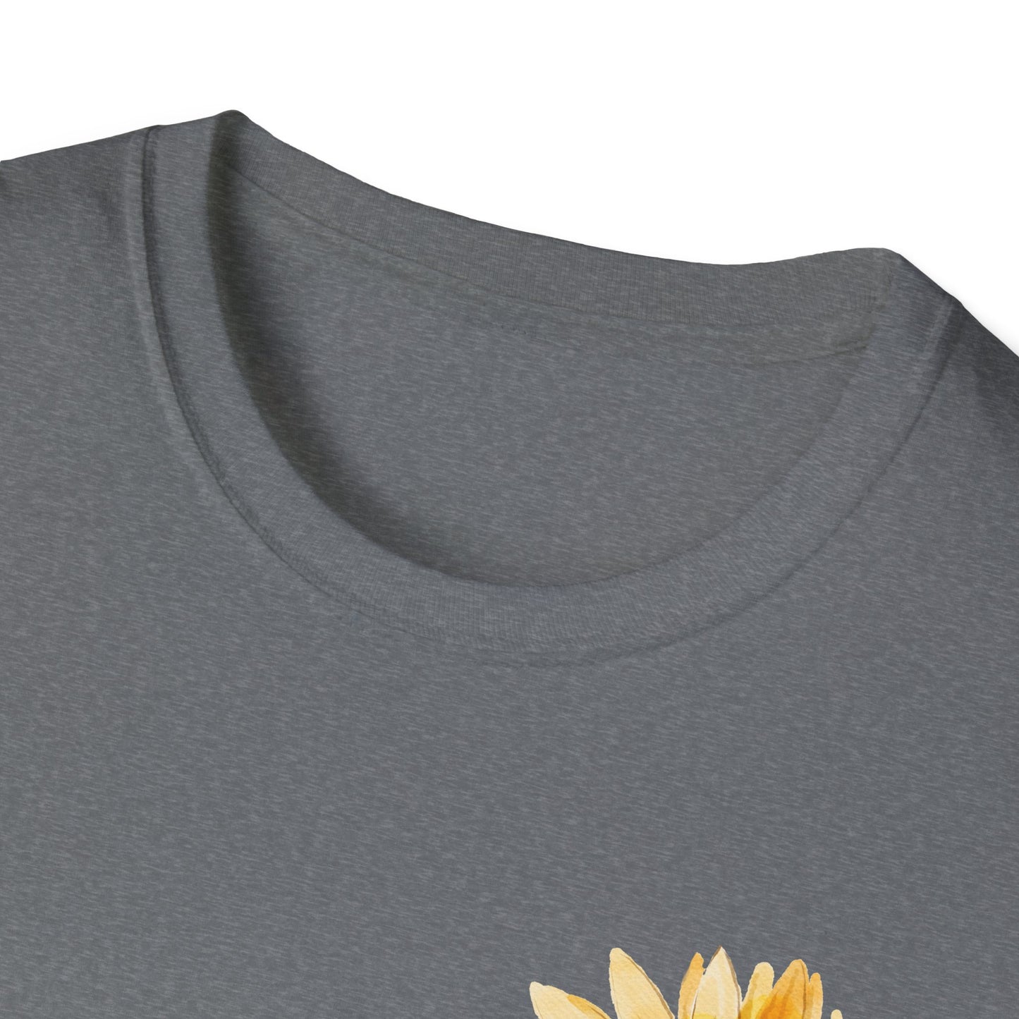 Sunflower Bloom Unisex T-Shirt | Positive Vibes Apparel | Gift for Flower Lovers | Spring Style | Botanical Tee, Inspirational Shirt