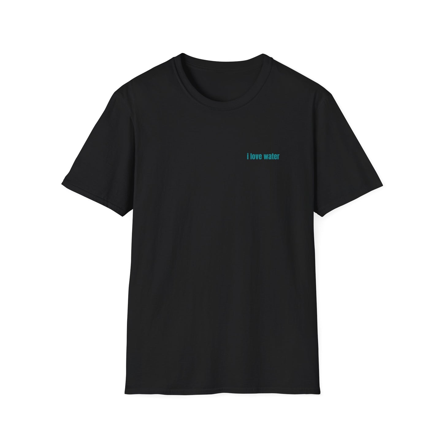 Water Wave Unisex Softstyle T-Shirt | Eco-Friendly, Casual Wear, Gift for Water Lovers, Summer Style, Nature Tees