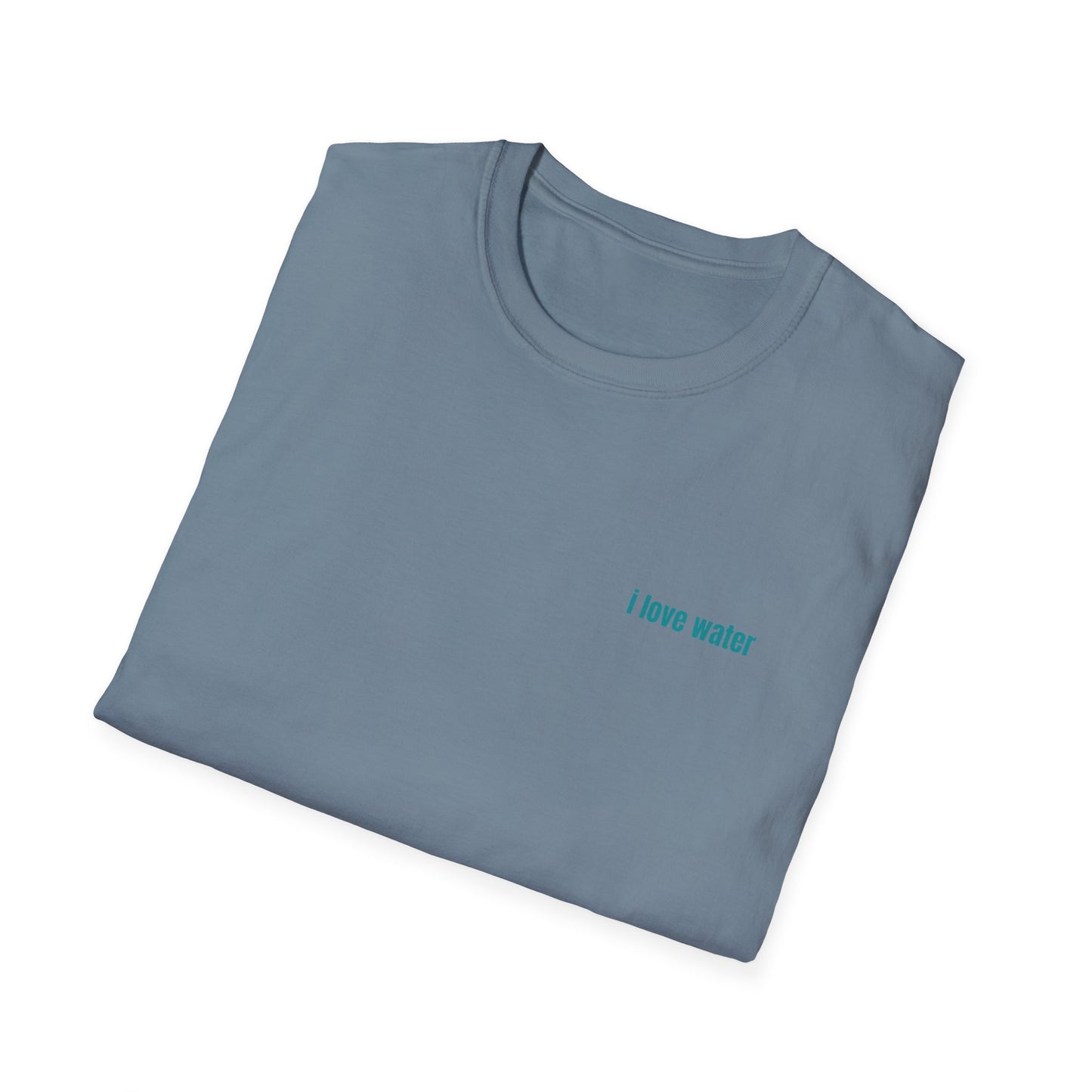 Water Wave Unisex Softstyle T-Shirt | Eco-Friendly, Casual Wear, Gift for Water Lovers, Summer Style, Nature Tees