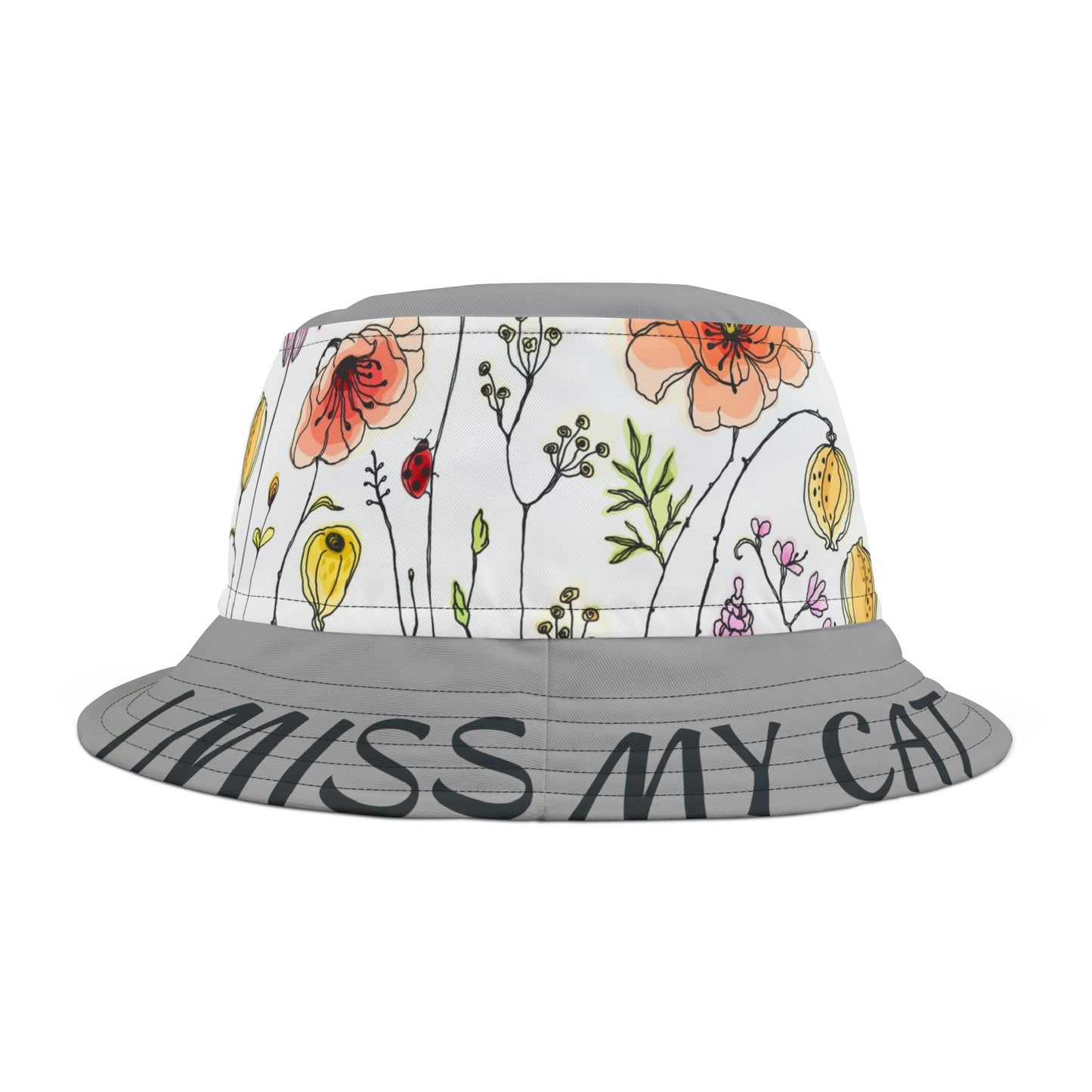 Fun AOP Bucket Hat for Summer Adventures, Stylish Sun Hat, Trendy Accessory, Great for Festivals, Vacation, and Everyday Wear