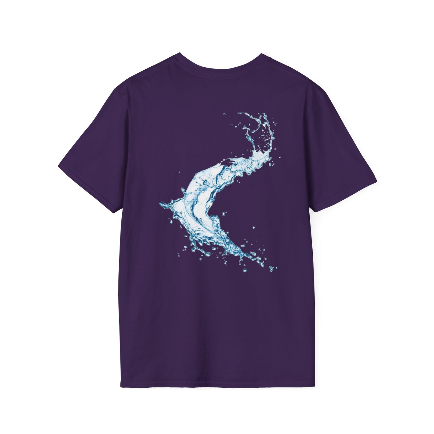 Water Wave Unisex Softstyle T-Shirt | Eco-Friendly, Casual Wear, Gift for Water Lovers, Summer Style, Nature Tees