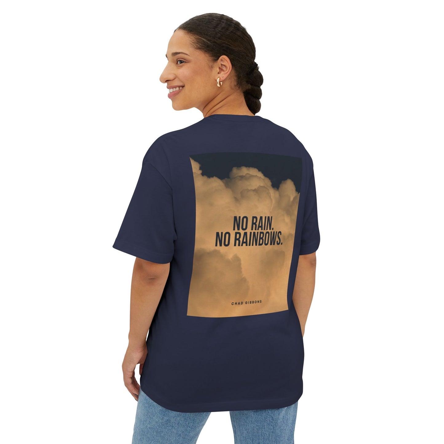 Unisex Oversized Boxy Tee with Inspirational Messages - Perfect for Casual Wear, Gifts, and Self-Expression