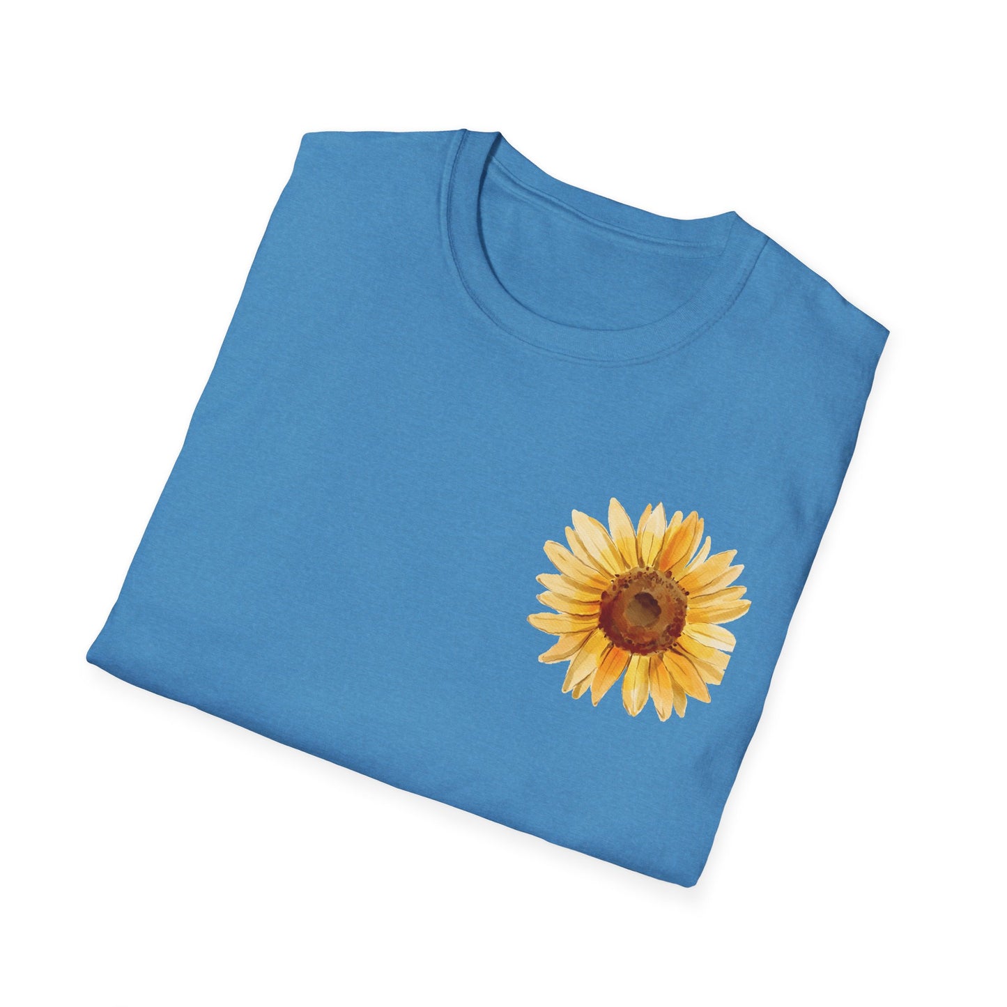 Sunflower Bloom Unisex T-Shirt | Positive Vibes Apparel | Gift for Flower Lovers | Spring Style | Botanical Tee, Inspirational Shirt