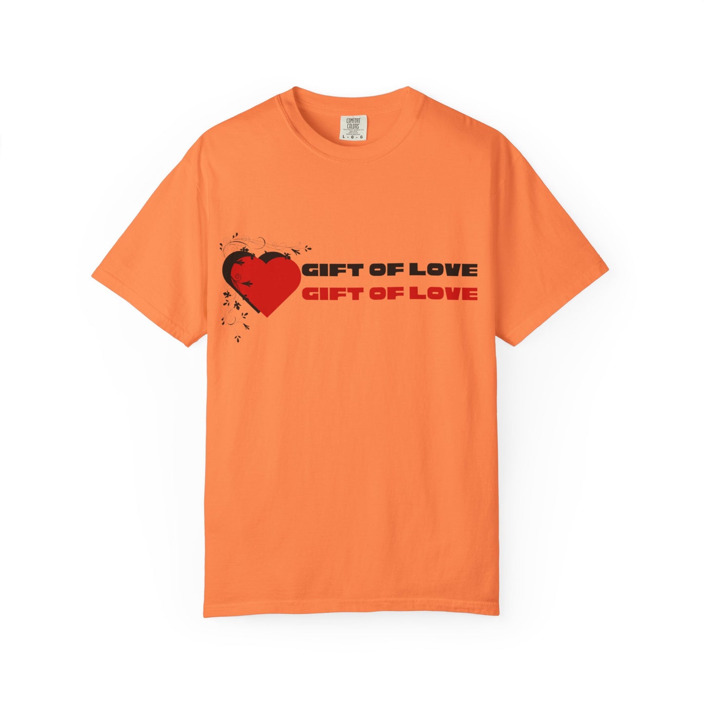 Unisex Gift of Love T-Shirt, Casual Love Tee, Heart Graphic Shirt, Valentine's Day Gift, Anniversary Apparel, Heart Print Top