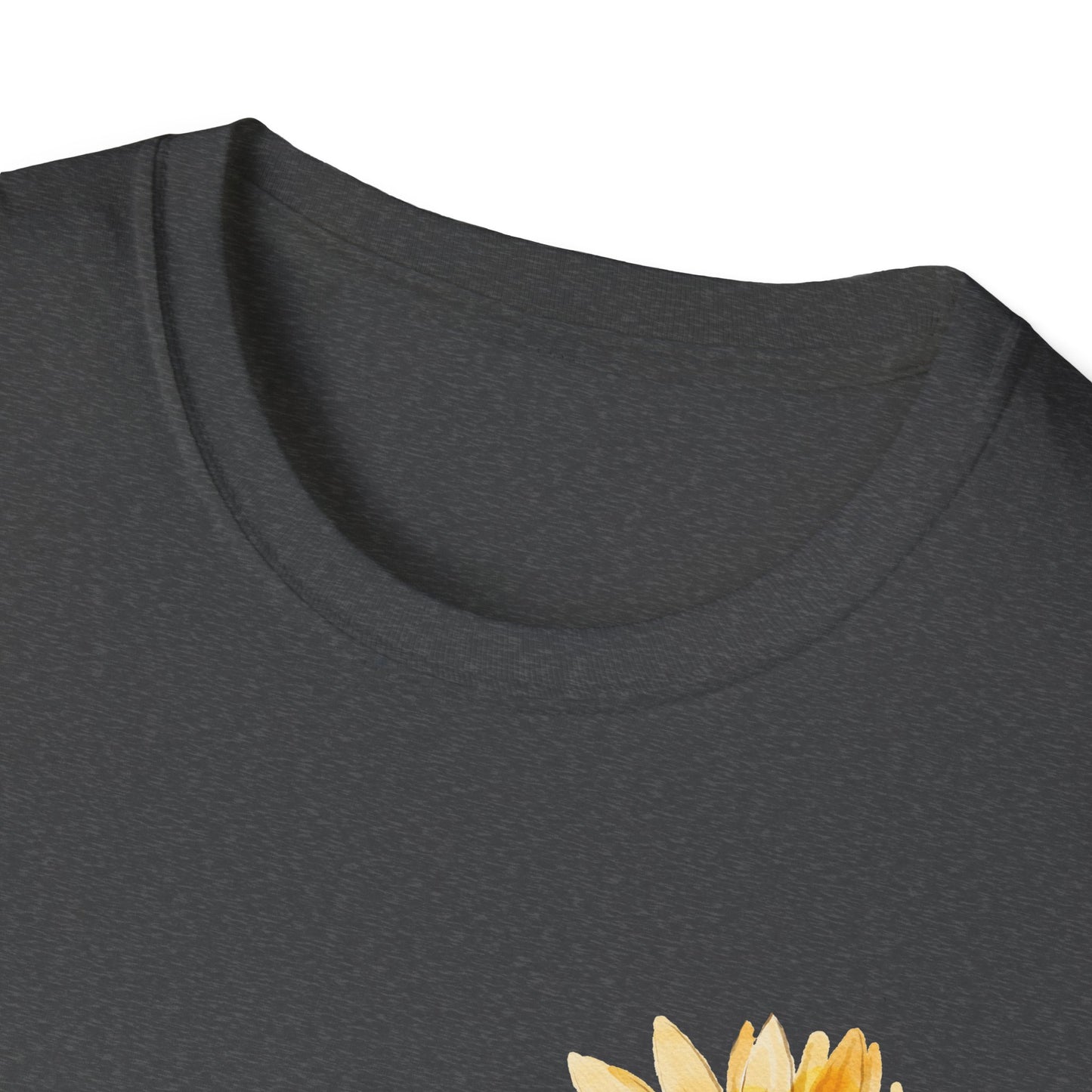 Sunflower Bloom Unisex T-Shirt | Positive Vibes Apparel | Gift for Flower Lovers | Spring Style | Botanical Tee, Inspirational Shirt