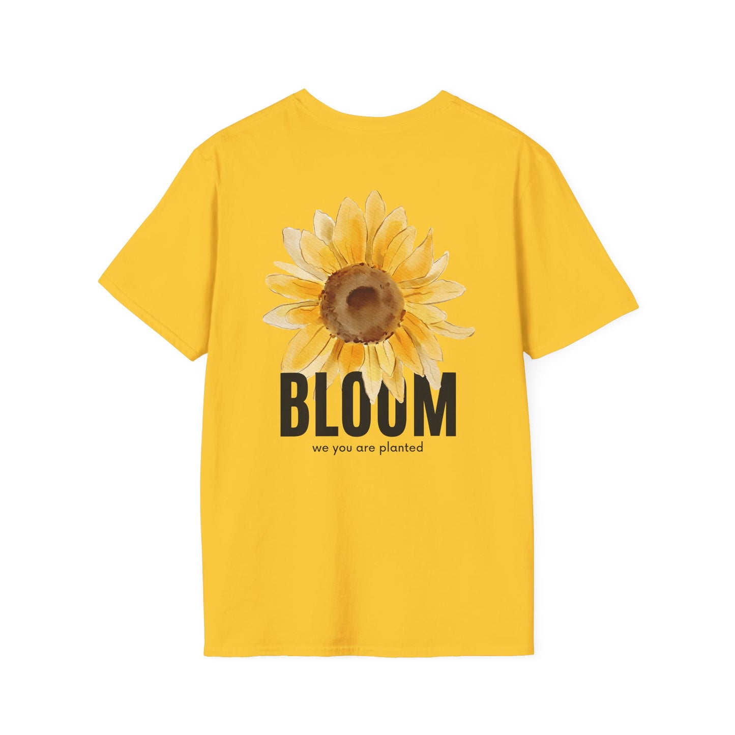 Sunflower Bloom Unisex T-Shirt | Positive Vibes Apparel | Gift for Flower Lovers | Spring Style | Botanical Tee, Inspirational Shirt