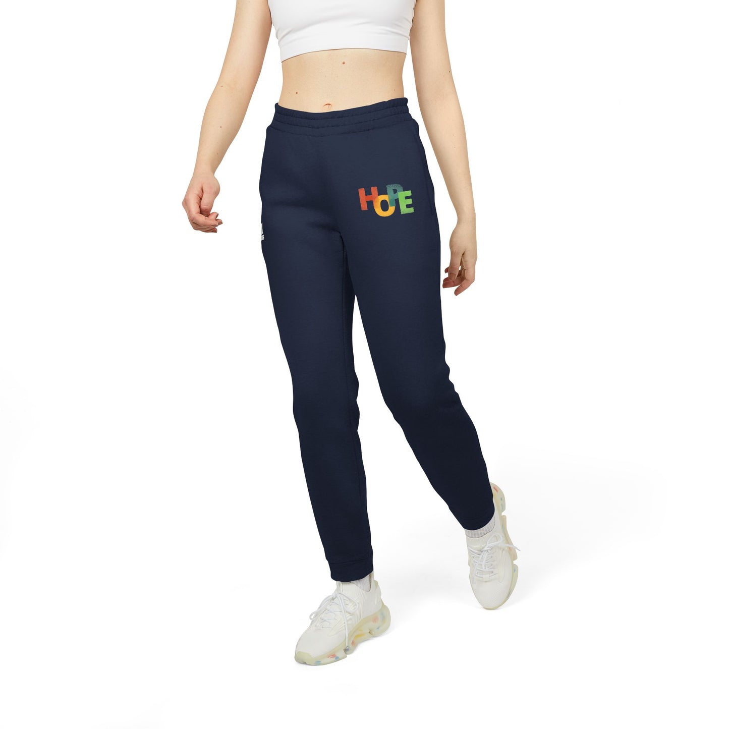 Cozy Unisex Joggers with Colorful 'HOPE' Design | Casual Wear, Athleisure, Gift for Him/Her, Comfortable Lounge Pants, Holiday Apparel