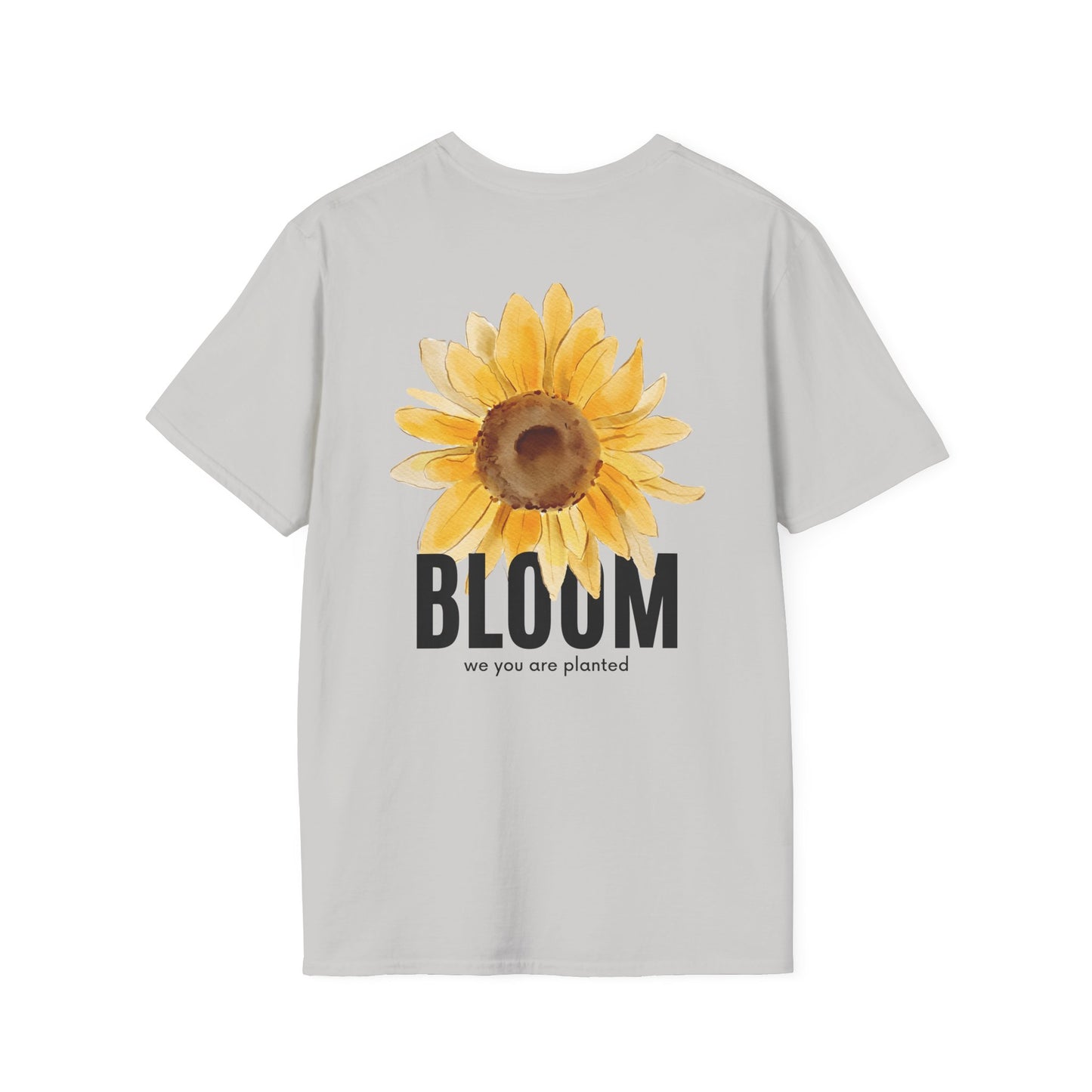 Sunflower Bloom Unisex T-Shirt | Positive Vibes Apparel | Gift for Flower Lovers | Spring Style | Botanical Tee, Inspirational Shirt