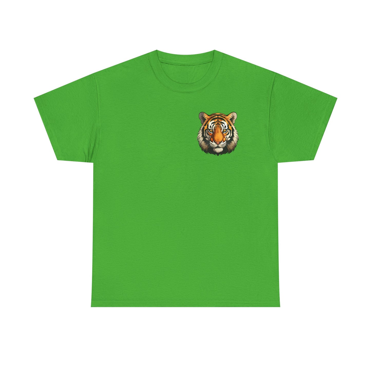 Fierce Tiger Graphic Tee, Unisex Cotton T-Shirt, Animal Lover Shirt, Wildlife Tee, Nature Enthusiast Gift