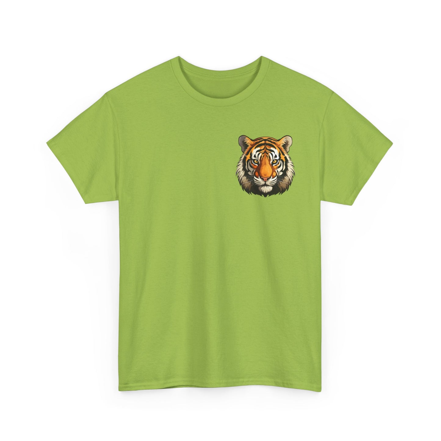 Fierce Tiger Graphic Tee, Unisex Cotton T-Shirt, Animal Lover Shirt, Wildlife Tee, Nature Enthusiast Gift