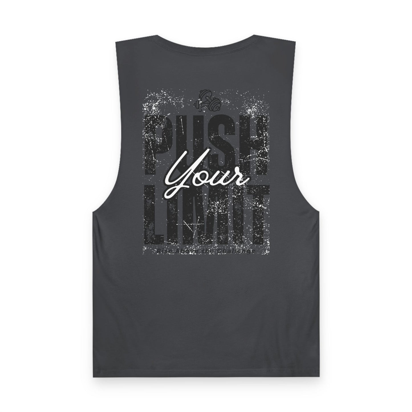 Unisex Fitness Tank - Push Your Limit Workout Shirt, Gym Apparel, Athletic Wear, Motivational Tank Top, Perfect for Training or Gifts