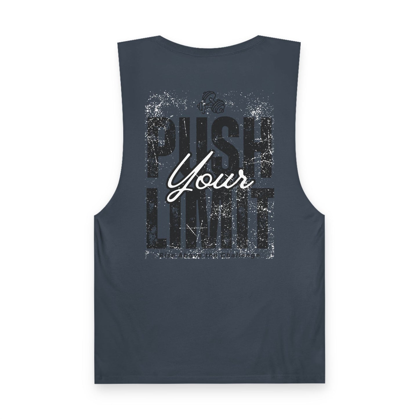 Unisex Fitness Tank - Push Your Limit Workout Shirt, Gym Apparel, Athletic Wear, Motivational Tank Top, Perfect for Training or Gifts