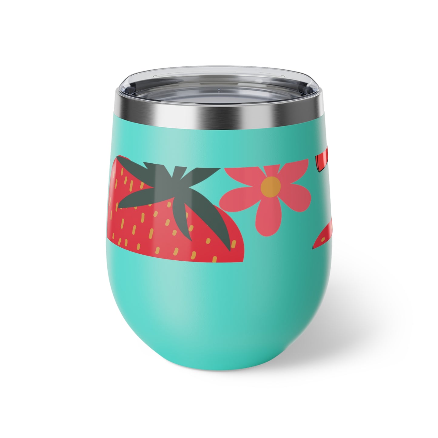 Cute Floral Insulated Cup - Perfect for Summer Picnics, Coffee Lovers, Gifts for Her, Beach Days, Outdoor Adventures