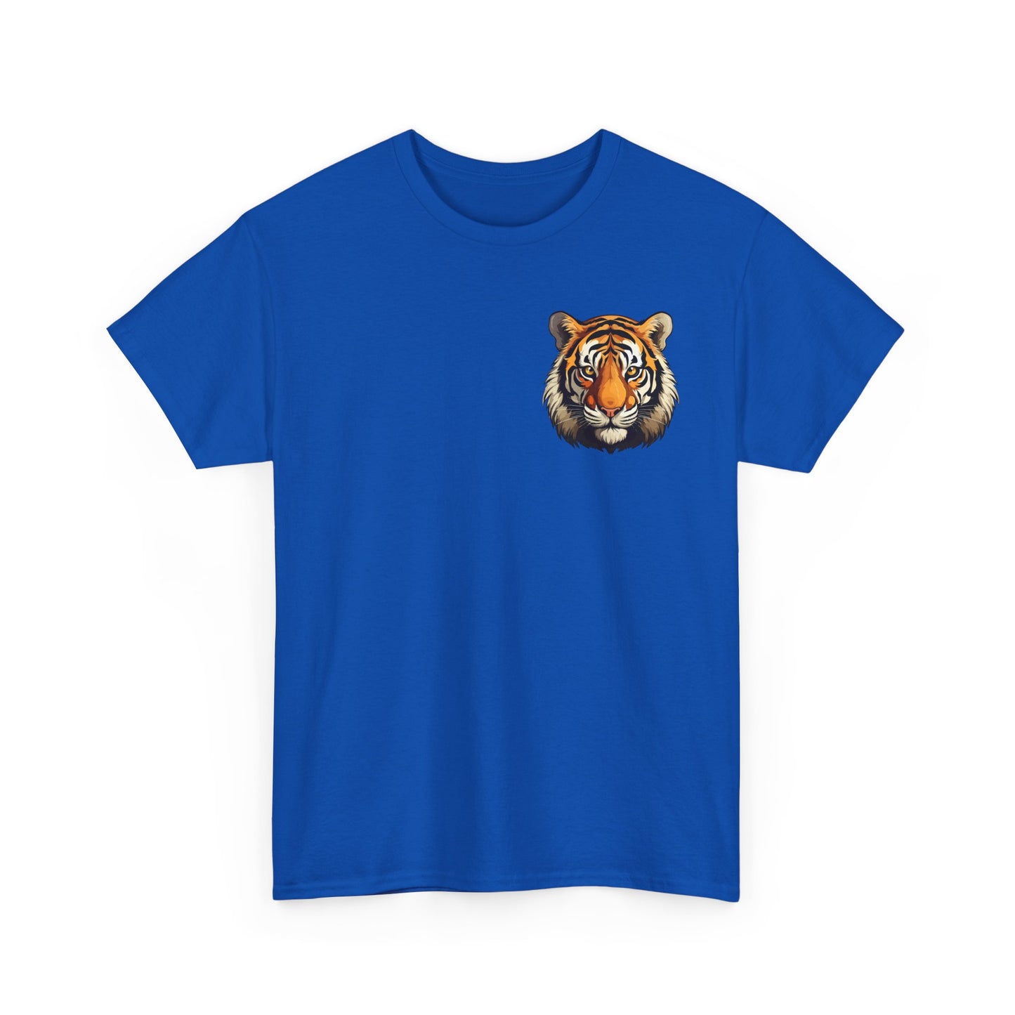 Fierce Tiger Graphic Tee, Unisex Cotton T-Shirt, Animal Lover Shirt, Wildlife Tee, Nature Enthusiast Gift