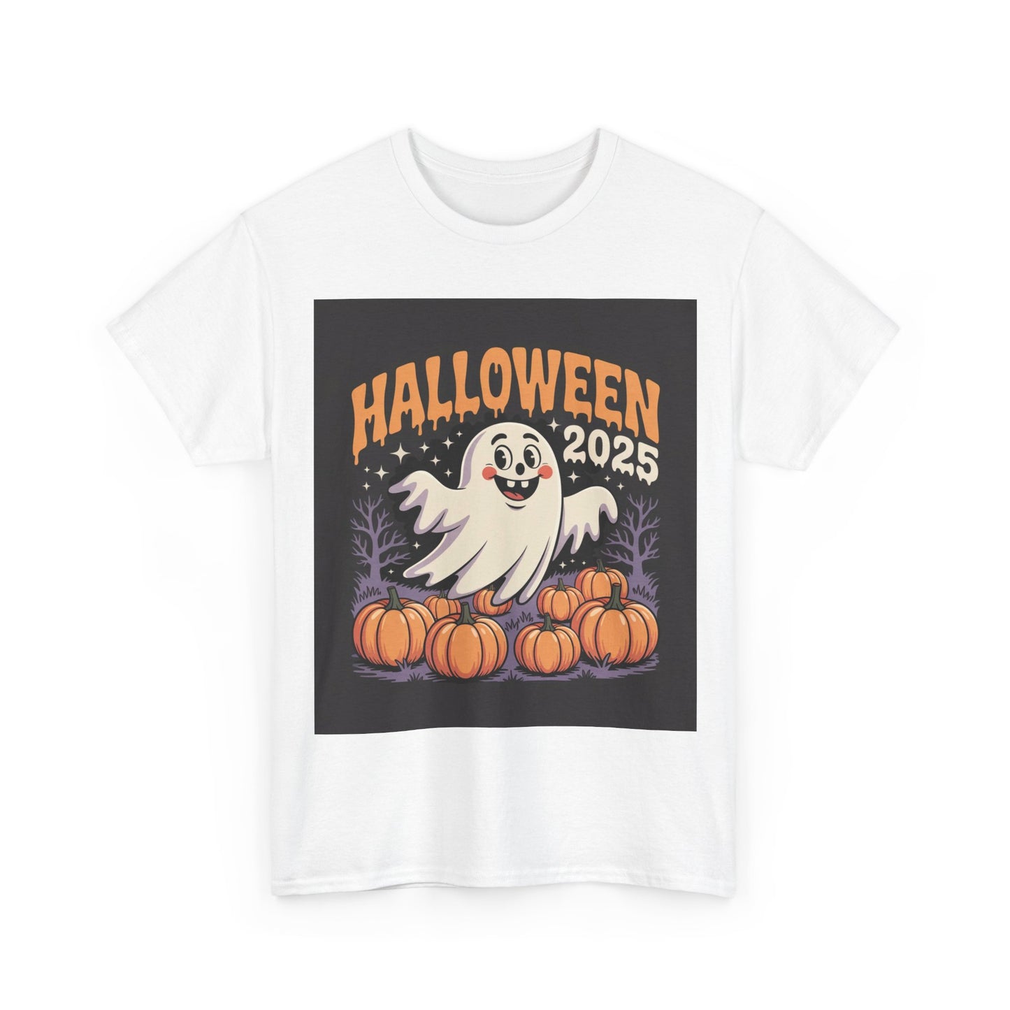 Halloween Ghost Unisex Tee - Celebrate with Style, Perfect for Parties, Fall Festivities, and Carving Pumpkins