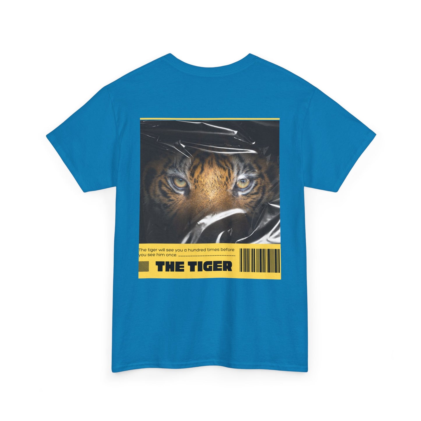 Fierce Tiger Graphic Tee, Unisex Cotton T-Shirt, Animal Lover Shirt, Wildlife Tee, Nature Enthusiast Gift