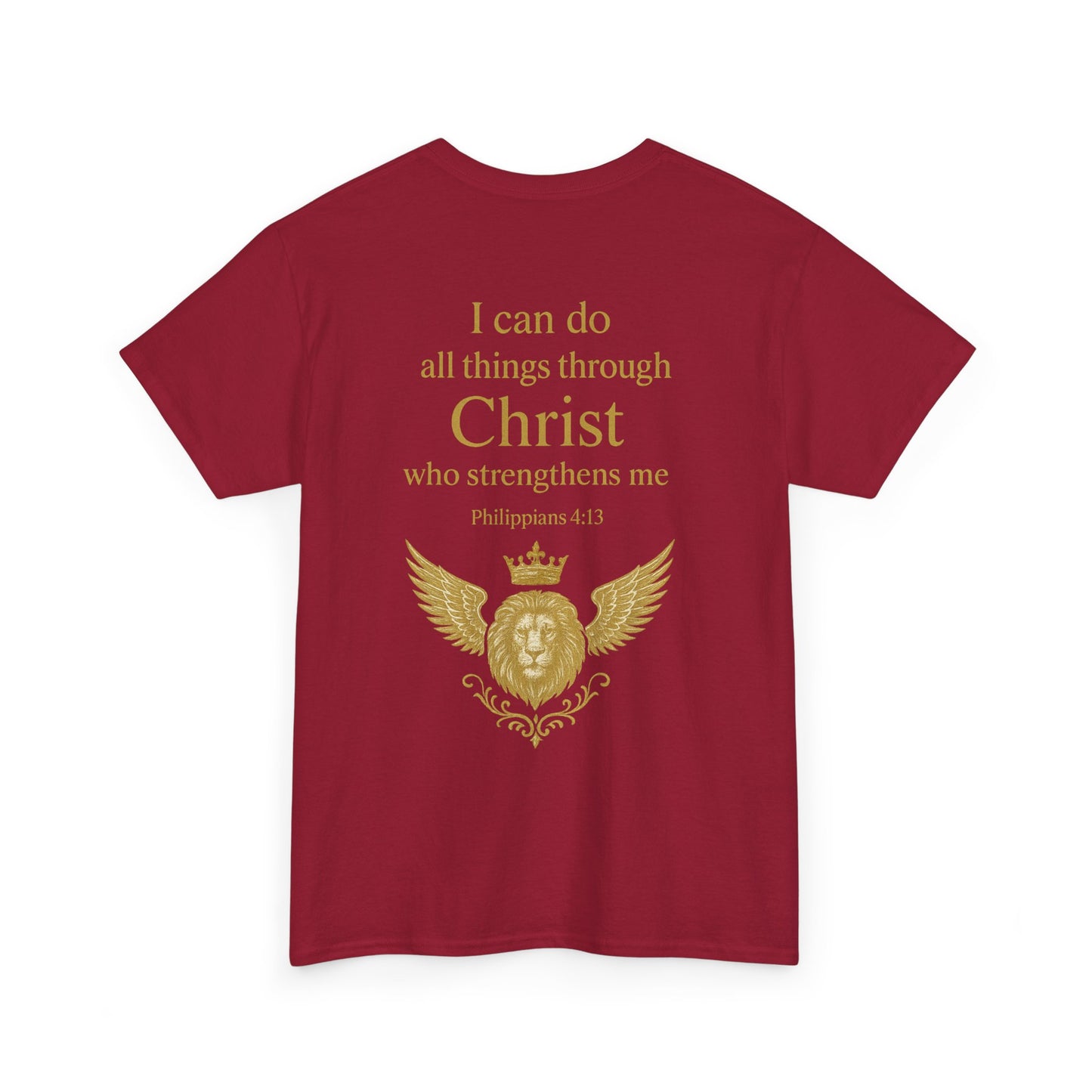 Inspirational Unisex T-Shirt - Spiritual Strength, Faith Apparel, Bible Verse Tee, Motivational Gift, Christian Wear