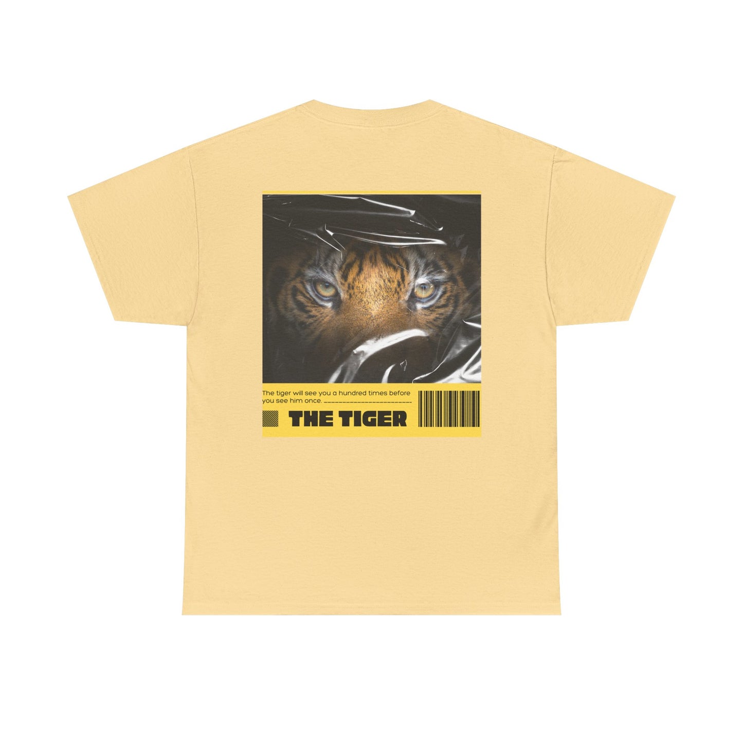 Fierce Tiger Graphic Tee, Unisex Cotton T-Shirt, Animal Lover Shirt, Wildlife Tee, Nature Enthusiast Gift