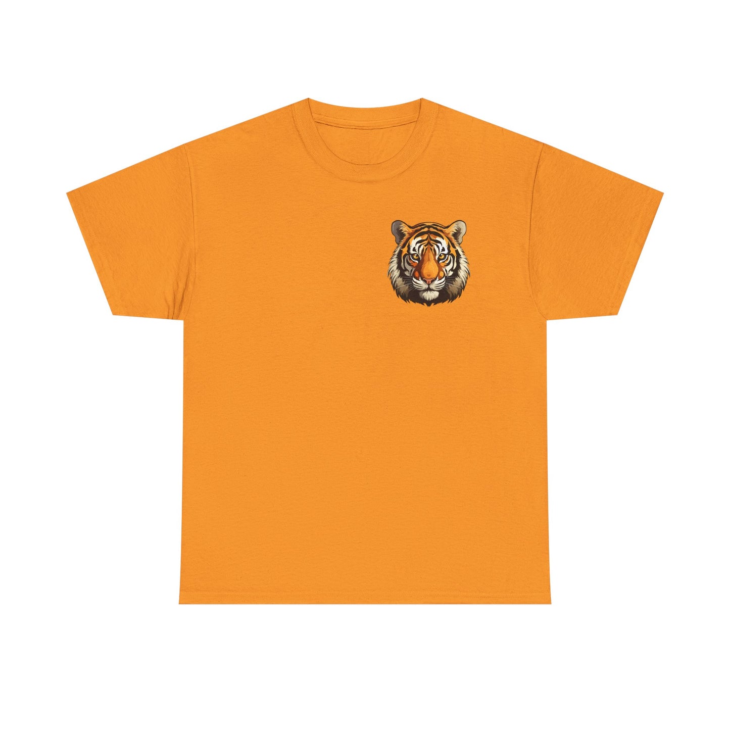Fierce Tiger Graphic Tee, Unisex Cotton T-Shirt, Animal Lover Shirt, Wildlife Tee, Nature Enthusiast Gift