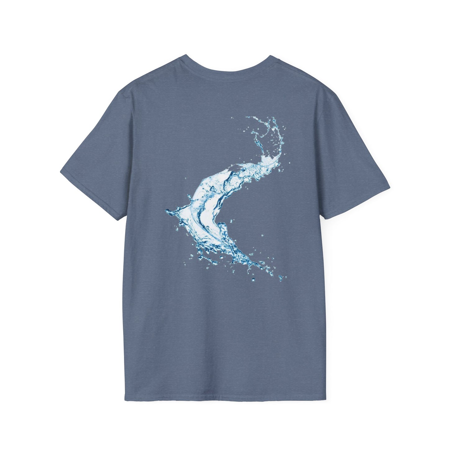 Water Wave Unisex Softstyle T-Shirt | Eco-Friendly, Casual Wear, Gift for Water Lovers, Summer Style, Nature Tees
