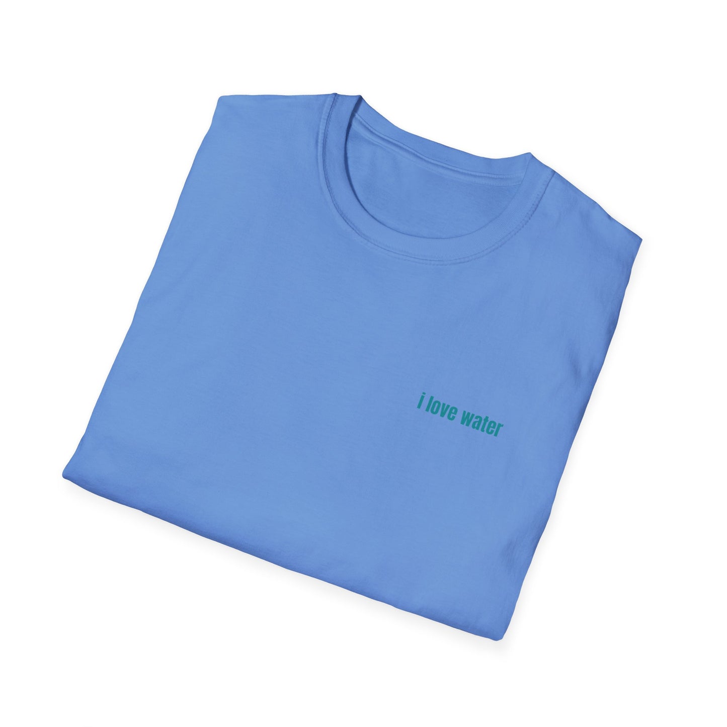 Water Wave Unisex Softstyle T-Shirt | Eco-Friendly, Casual Wear, Gift for Water Lovers, Summer Style, Nature Tees