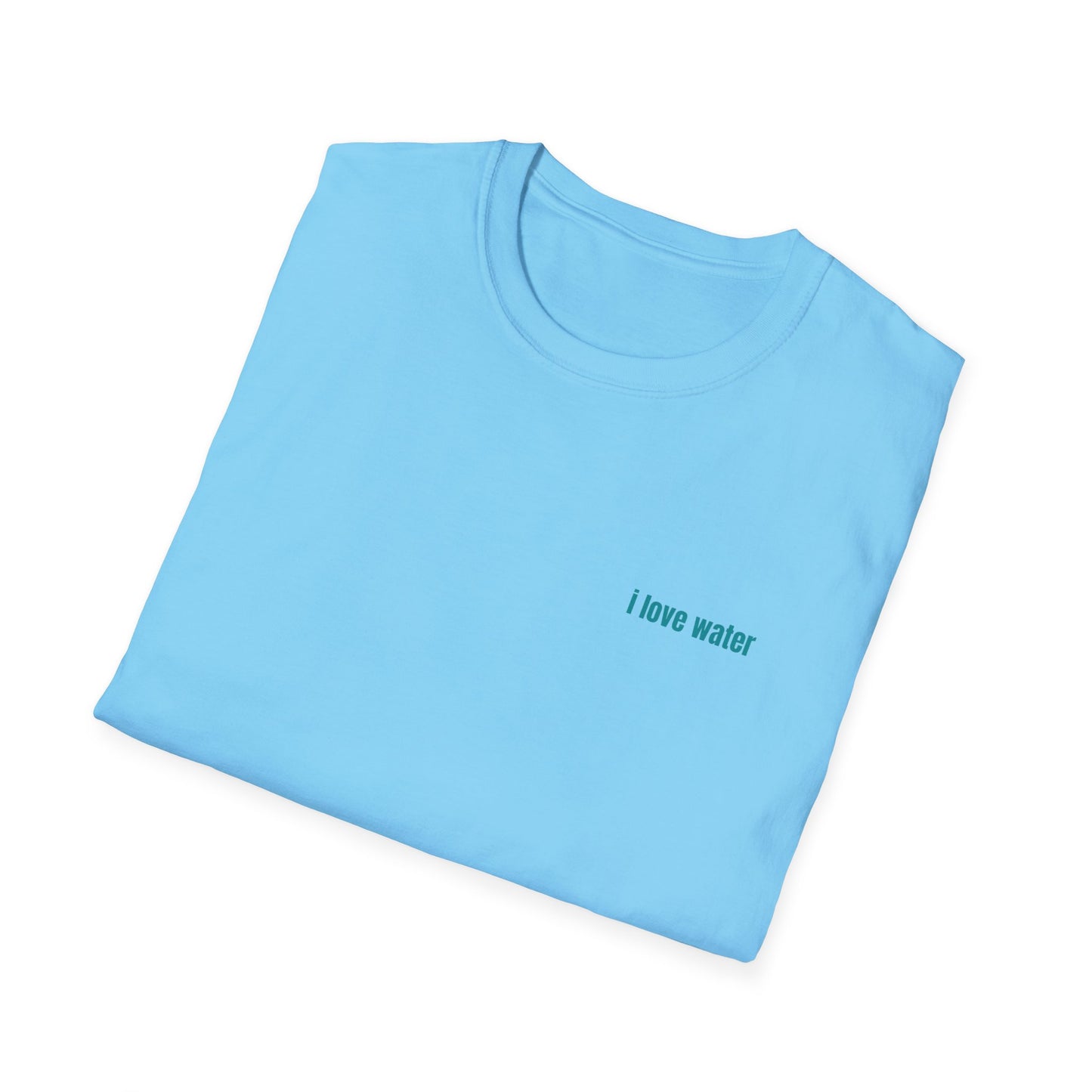 Water Wave Unisex Softstyle T-Shirt | Eco-Friendly, Casual Wear, Gift for Water Lovers, Summer Style, Nature Tees