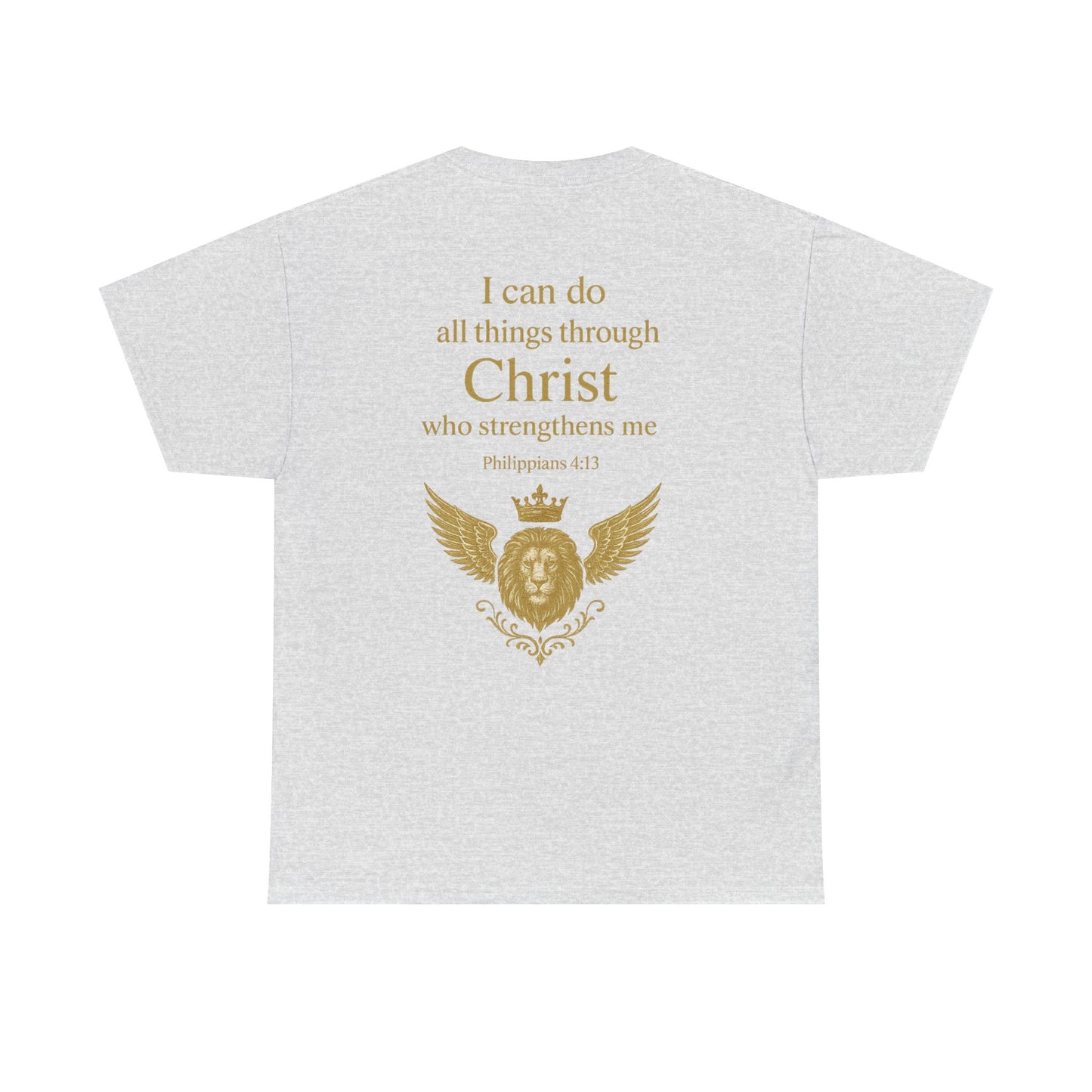 Inspirational Unisex T-Shirt - Spiritual Strength, Faith Apparel, Bible Verse Tee, Motivational Gift, Christian Wear
