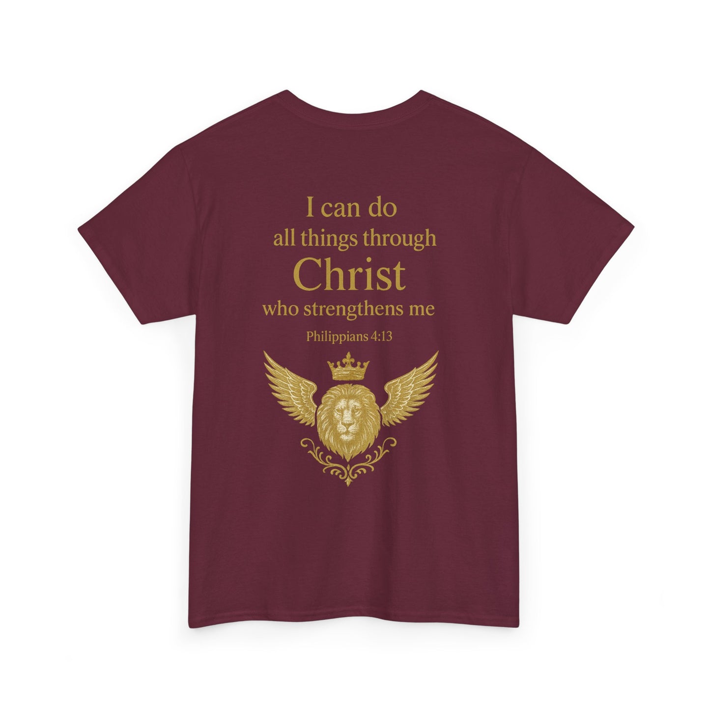 Inspirational Unisex T-Shirt - Spiritual Strength, Faith Apparel, Bible Verse Tee, Motivational Gift, Christian Wear