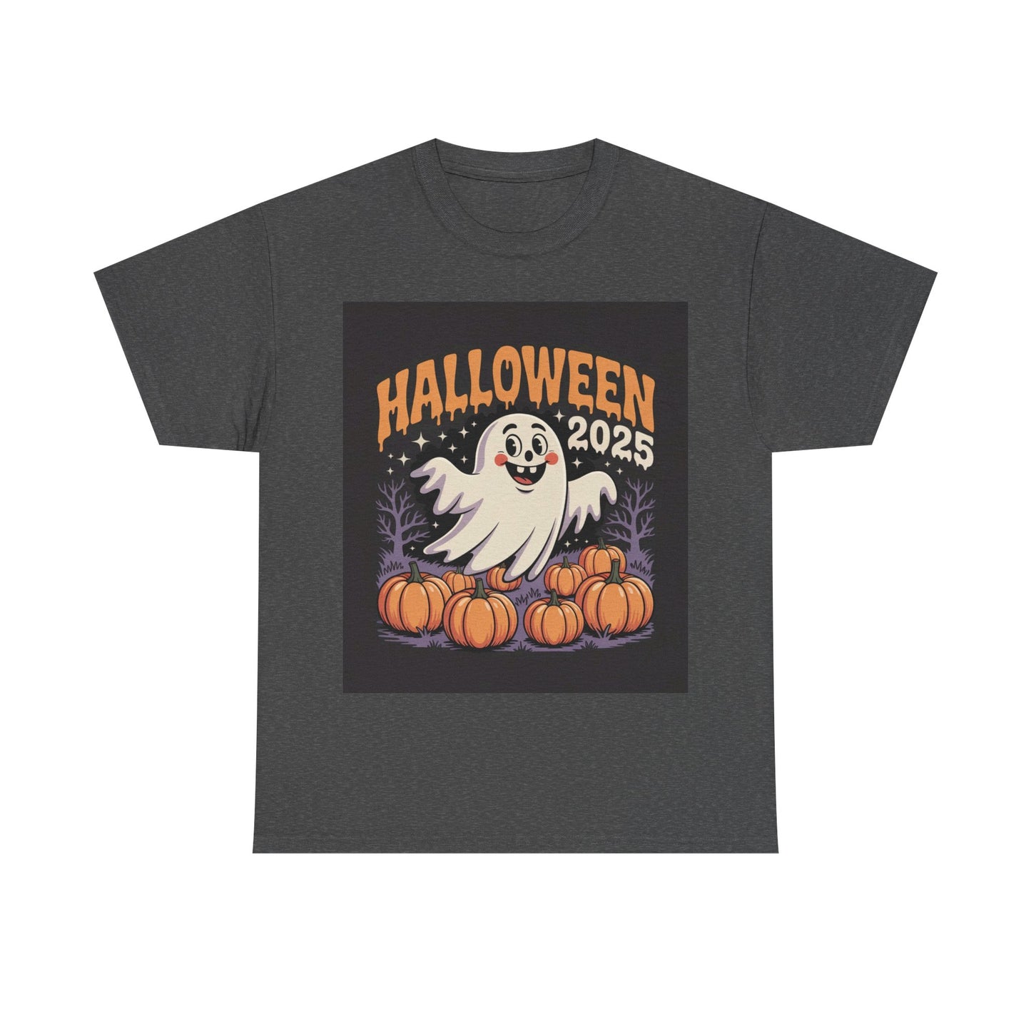 Halloween Ghost Unisex Tee - Celebrate with Style, Perfect for Parties, Fall Festivities, and Carving Pumpkins