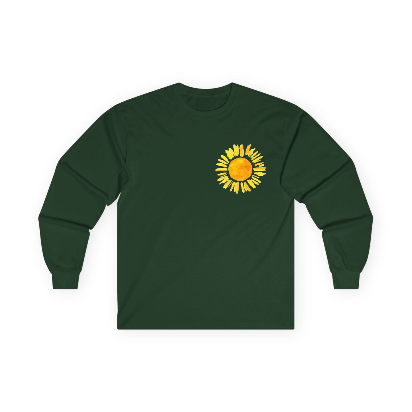 Sunrise Flamingo Long Sleeve Tee, Vacation Shirt, Casual Outfit, Summer Apparel, Gift for Beach Lovers, Graphic Tee, Relaxed Fit